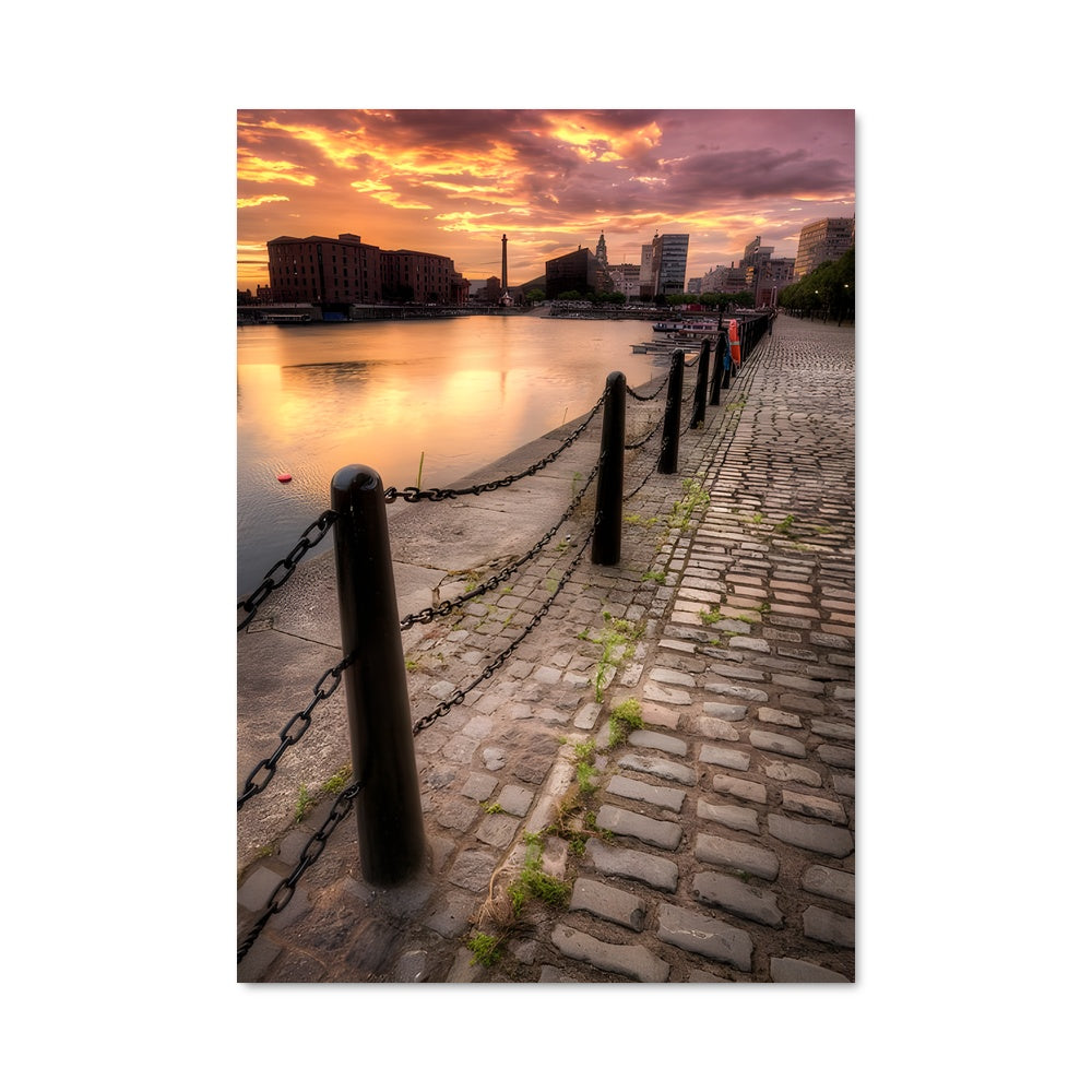 Poster Liverpool au Crépuscule