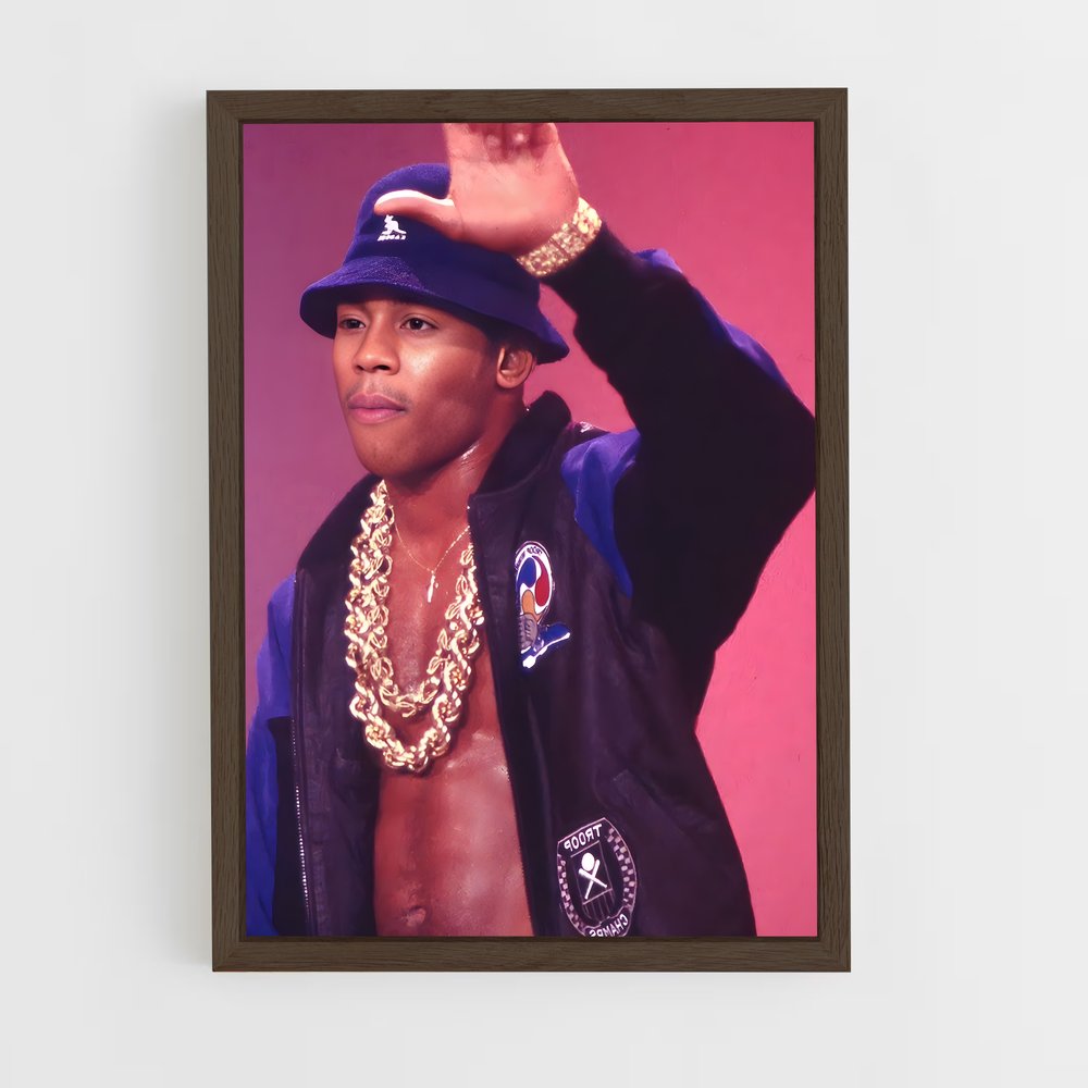 ap-ll cool j-4 cadre Bois foncé