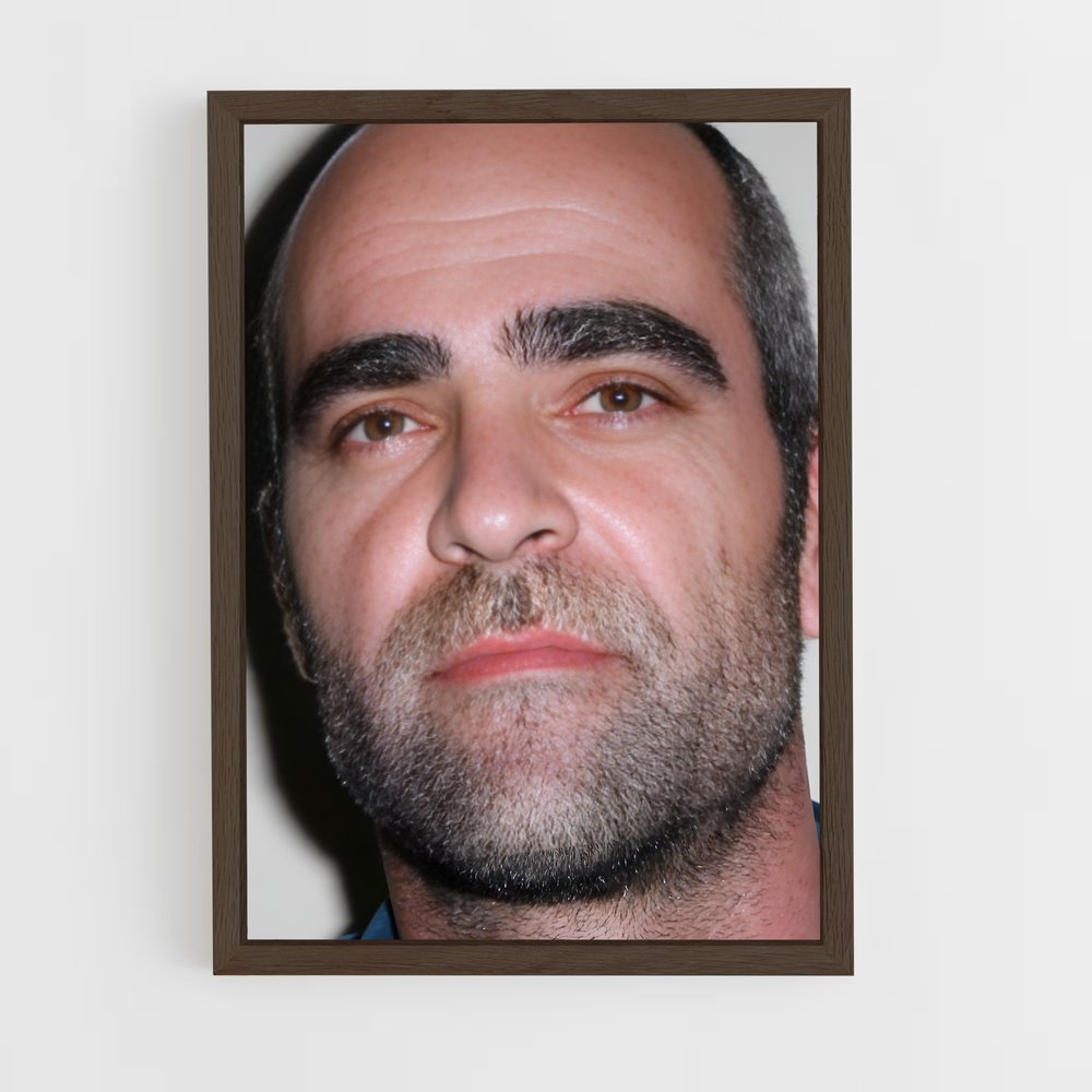 ap-luis tosar-5 cadre Bois foncé