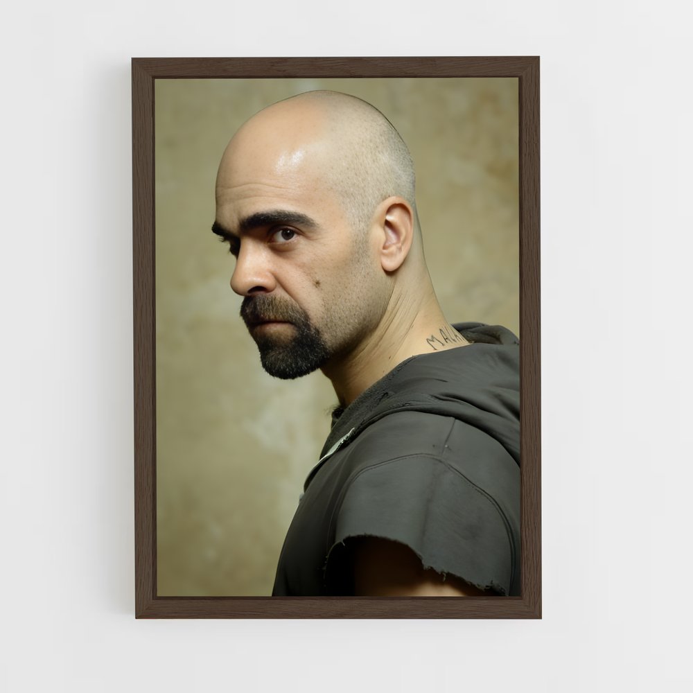 ap-luis tosar-8 cadre Bois foncé