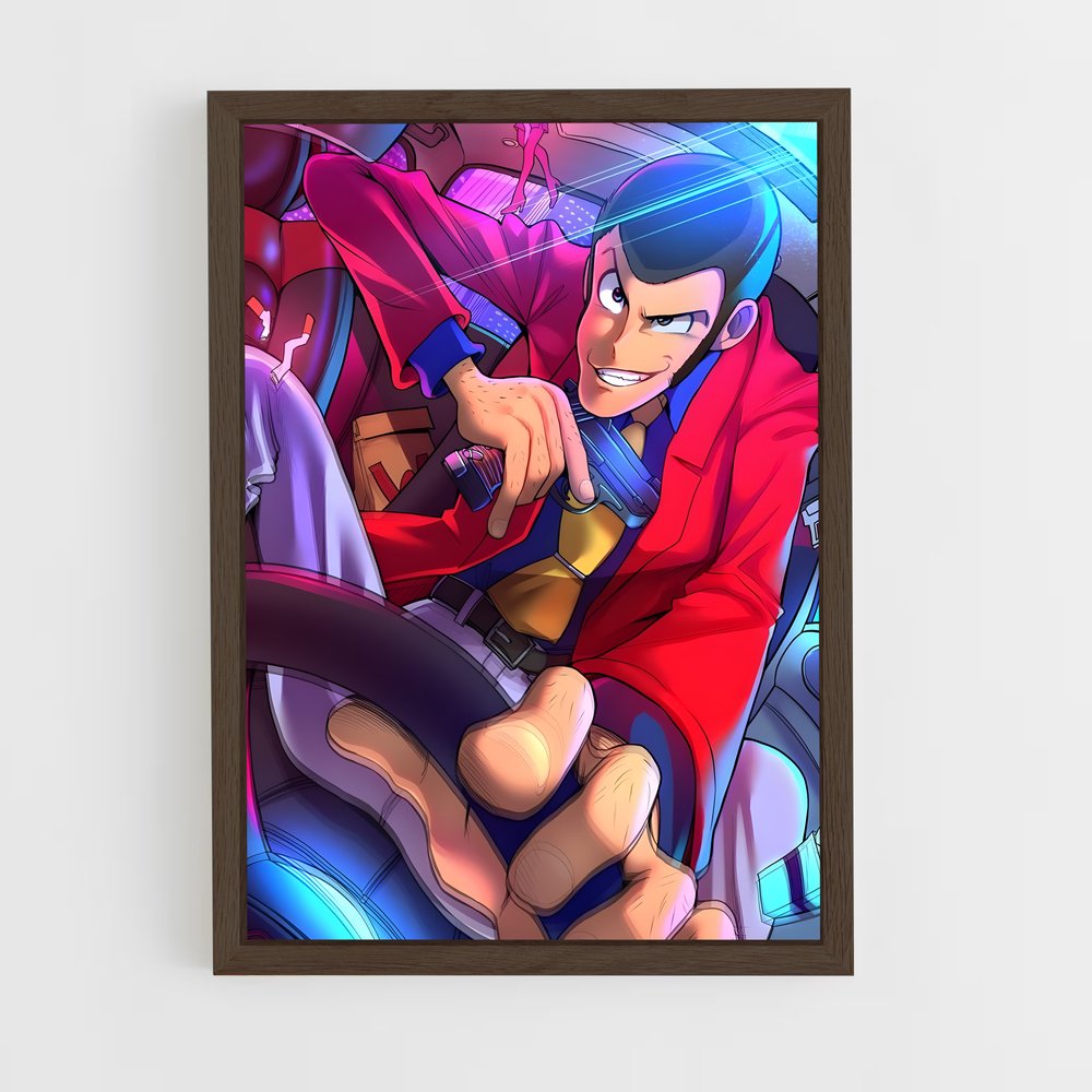 ap-lupin iii-1 cadre Bois foncé