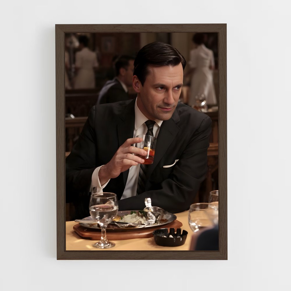 ap-mad men-2 cadre Bois foncé