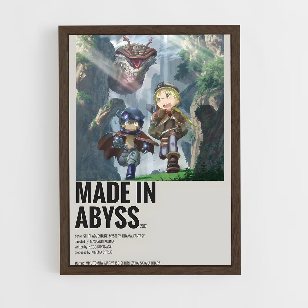 ap-made in abyss-2 cadre Bois foncé