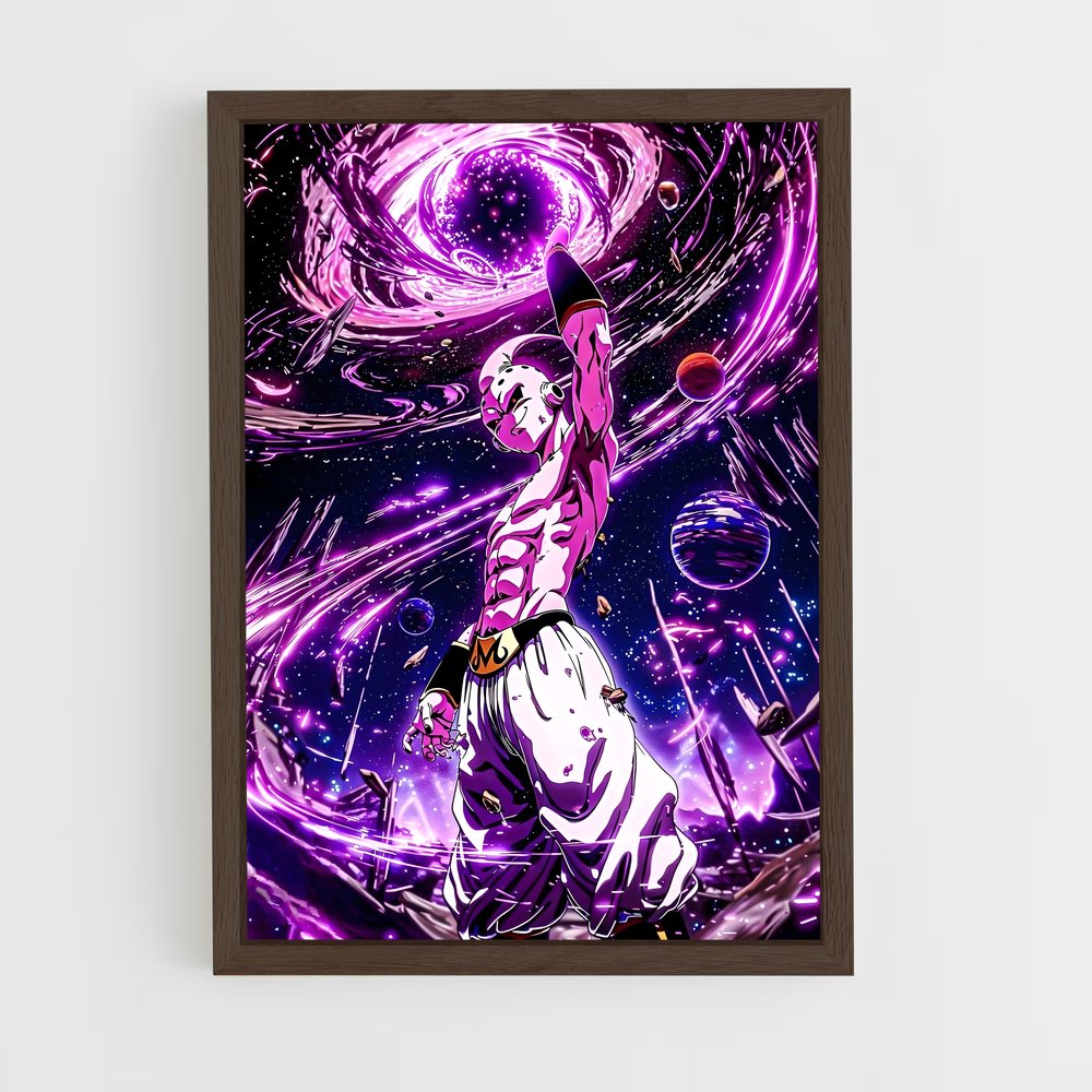 ap-majin buu-1 cadre Bois foncé