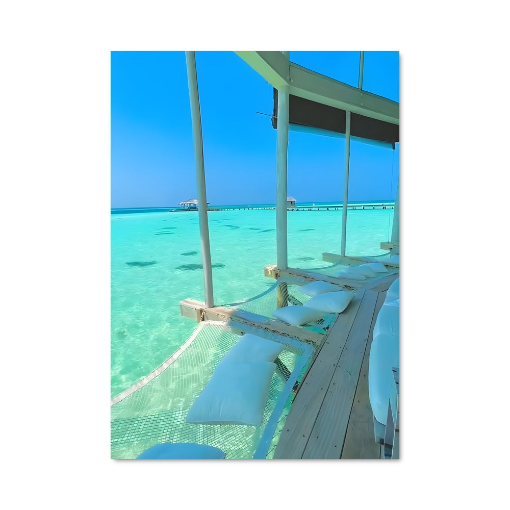 Poster Maldives beach 94461