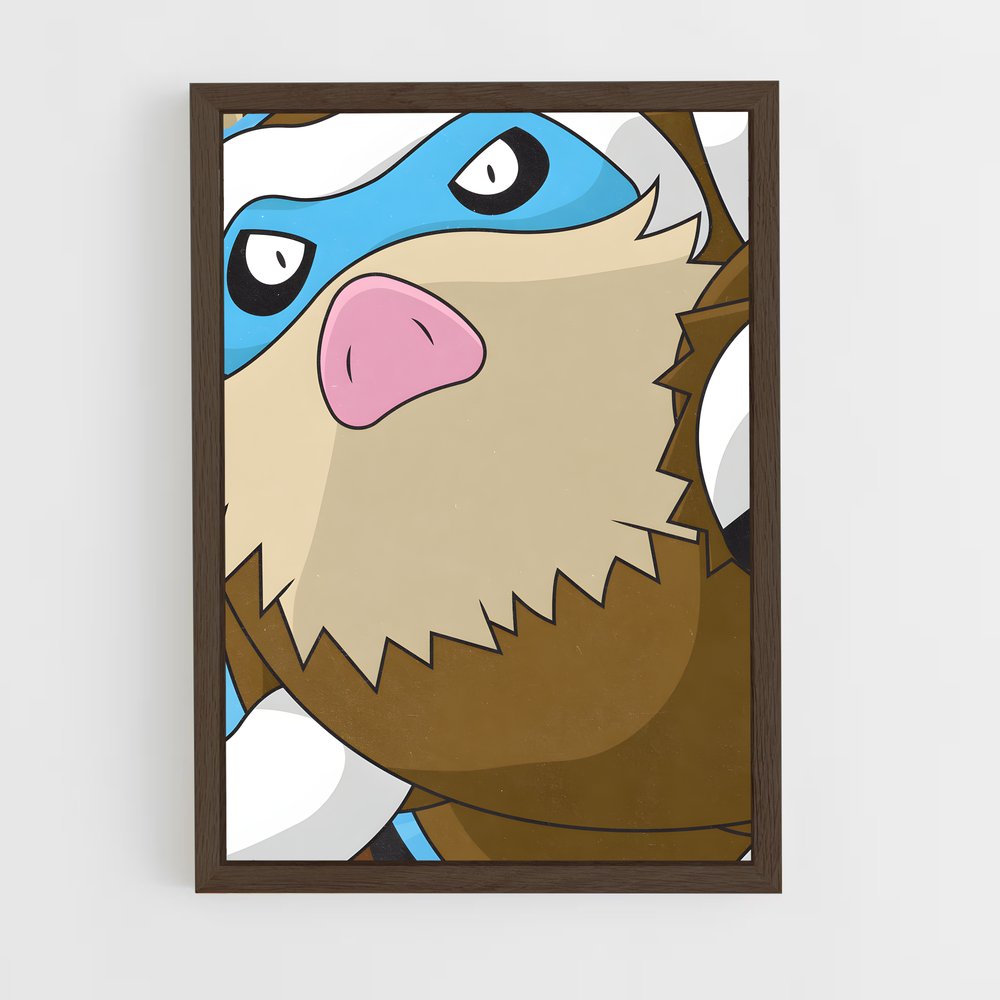 ap-mamoswine-2 cadre Bois foncé