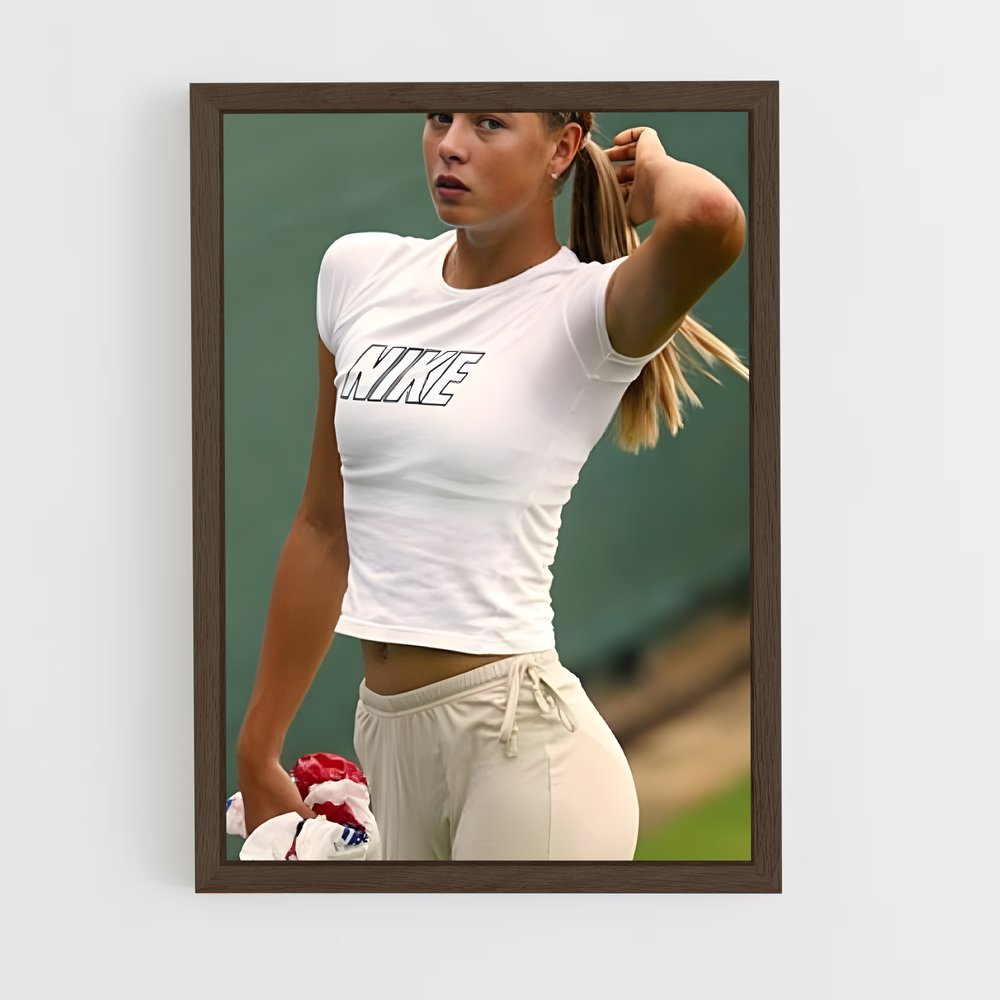 ap-maria sharapova-1 cadre Bois foncé