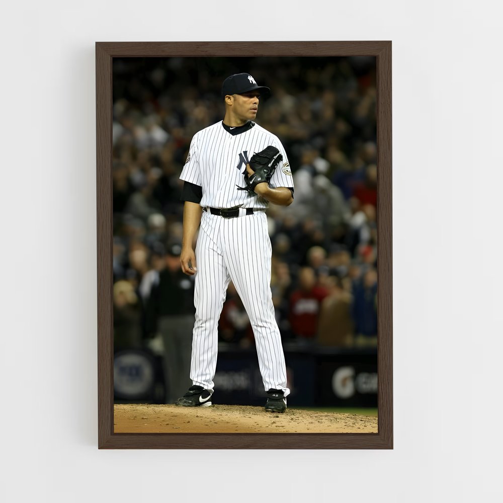 ap-mariano rivera-6 cadre Bois foncé