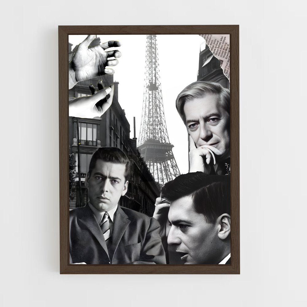 ap-mario vargas llosa-3 cadre Bois foncé