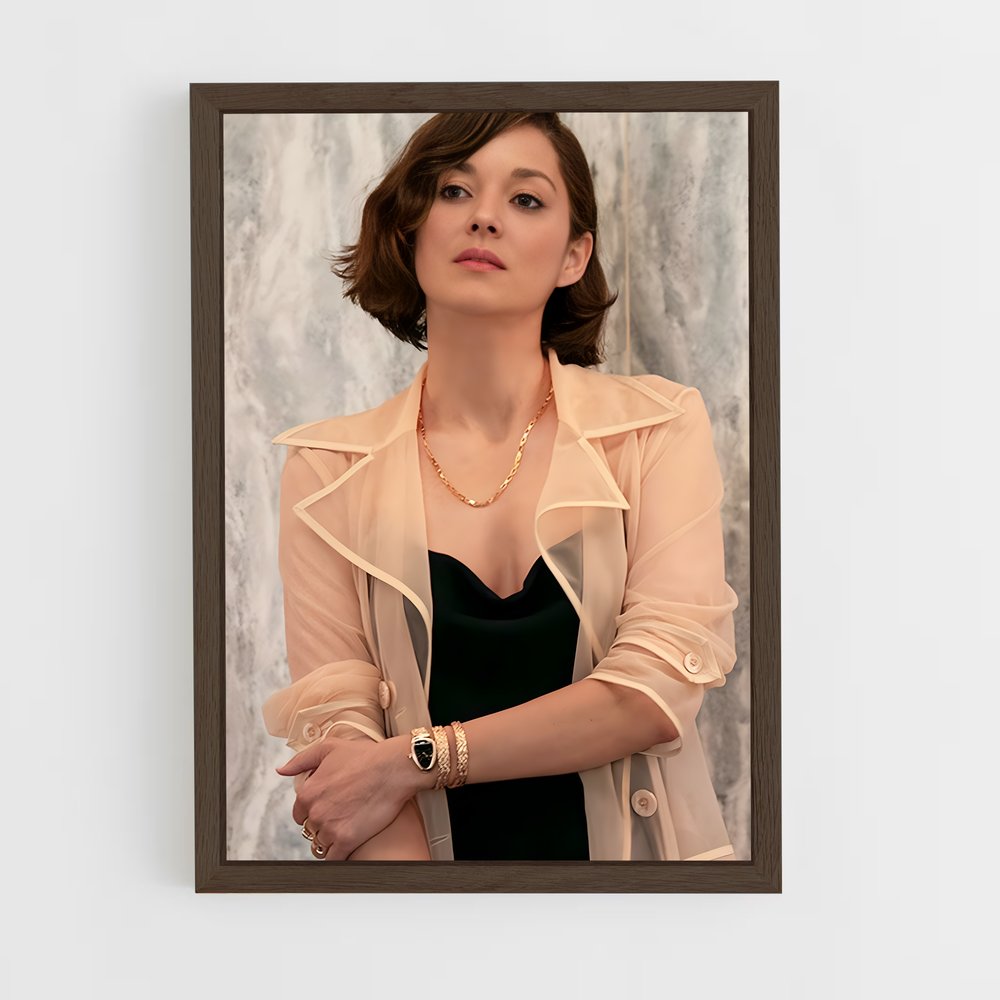 ap-marion cotillard-1 cadre Bois foncé