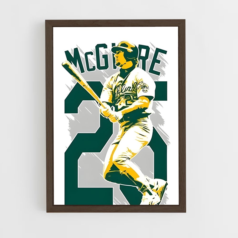 ap-mark mcgwire-1 cadre Bois foncé