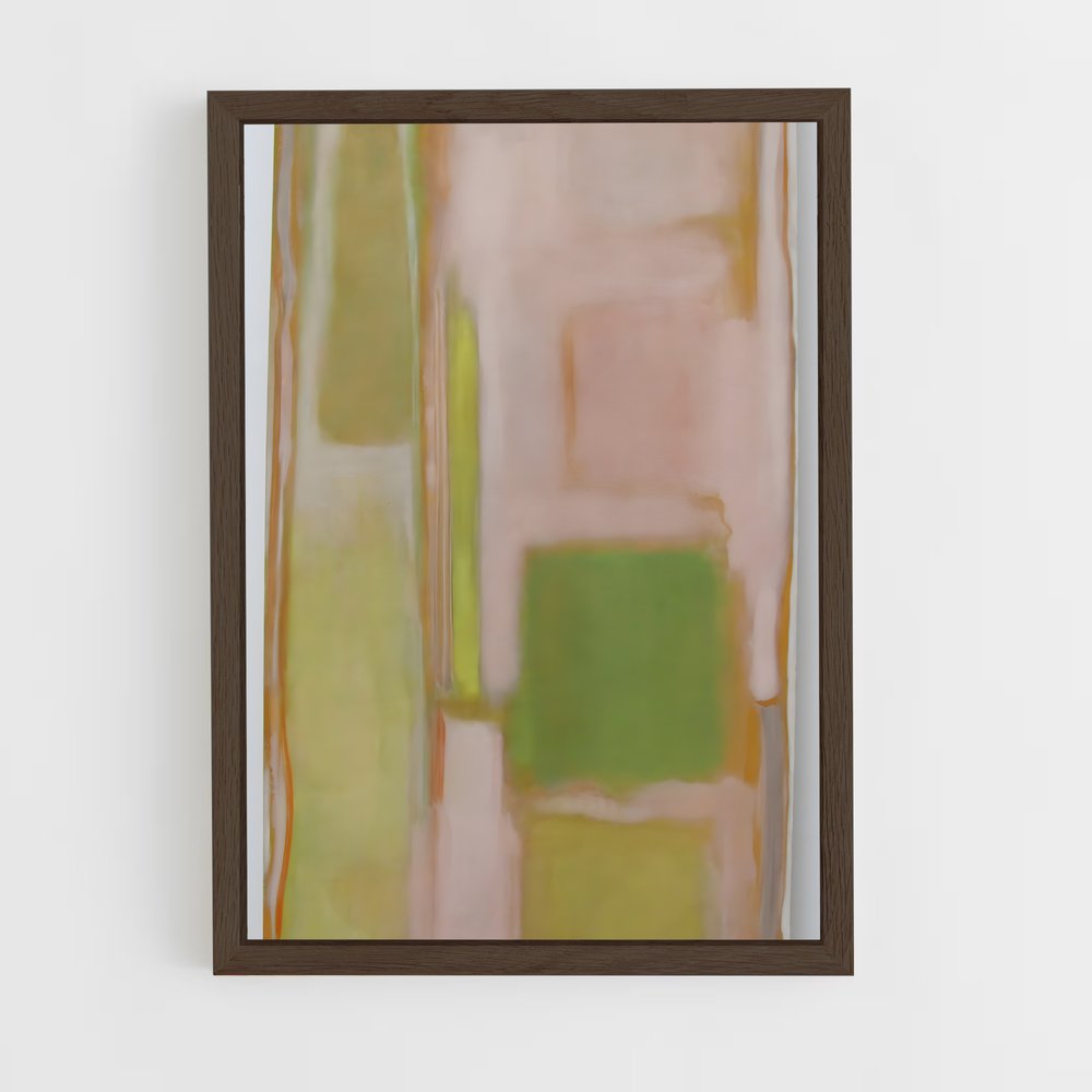 ap-mark rothko-7 cadre Bois foncé