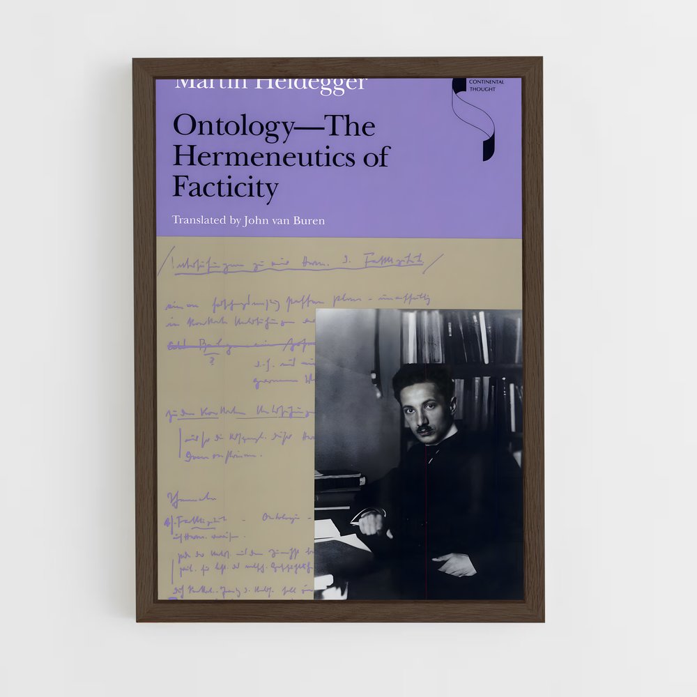 ap-martin heidegger-2 cadre Bois foncé