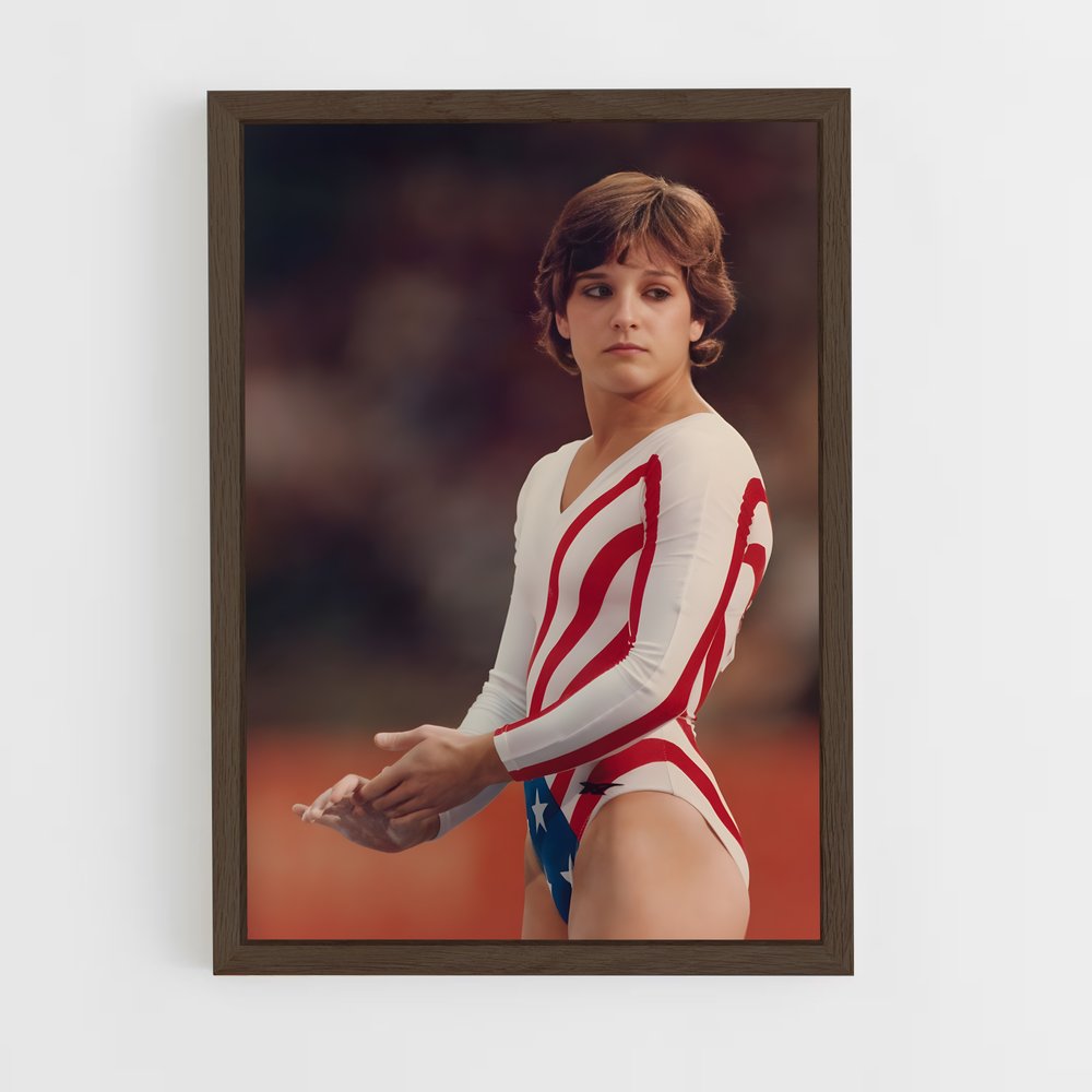 ap-mary lou retton-3 cadre Bois foncé
