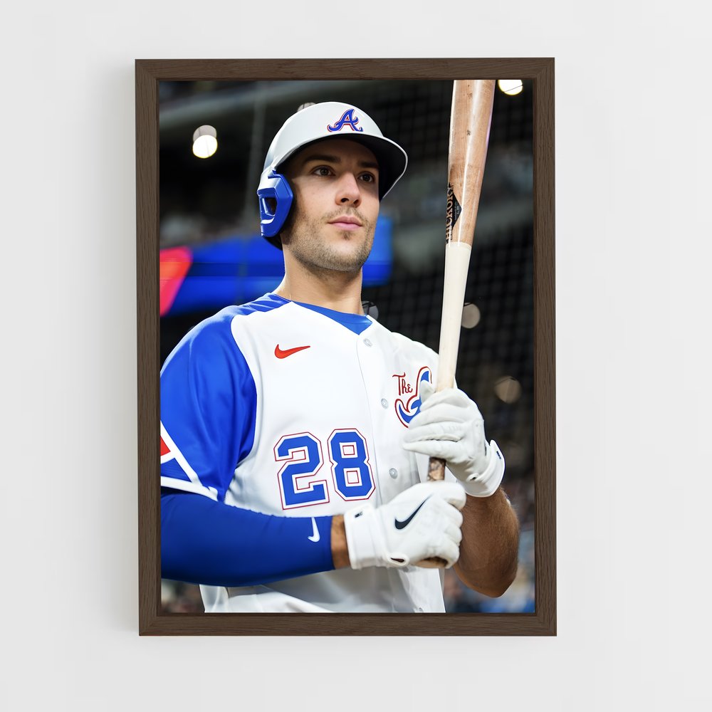 ap-matt olson-10 cadre Bois foncé