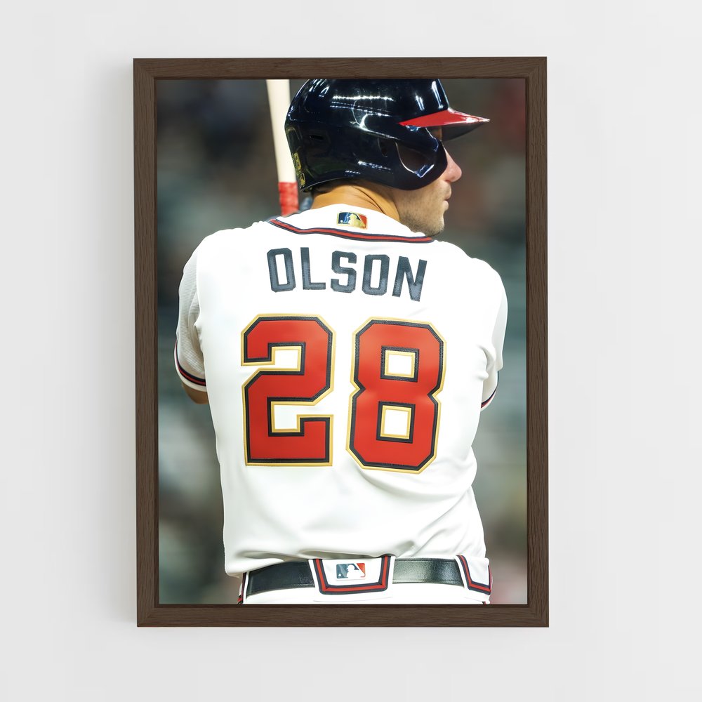 ap-matt olson-4 cadre Bois foncé