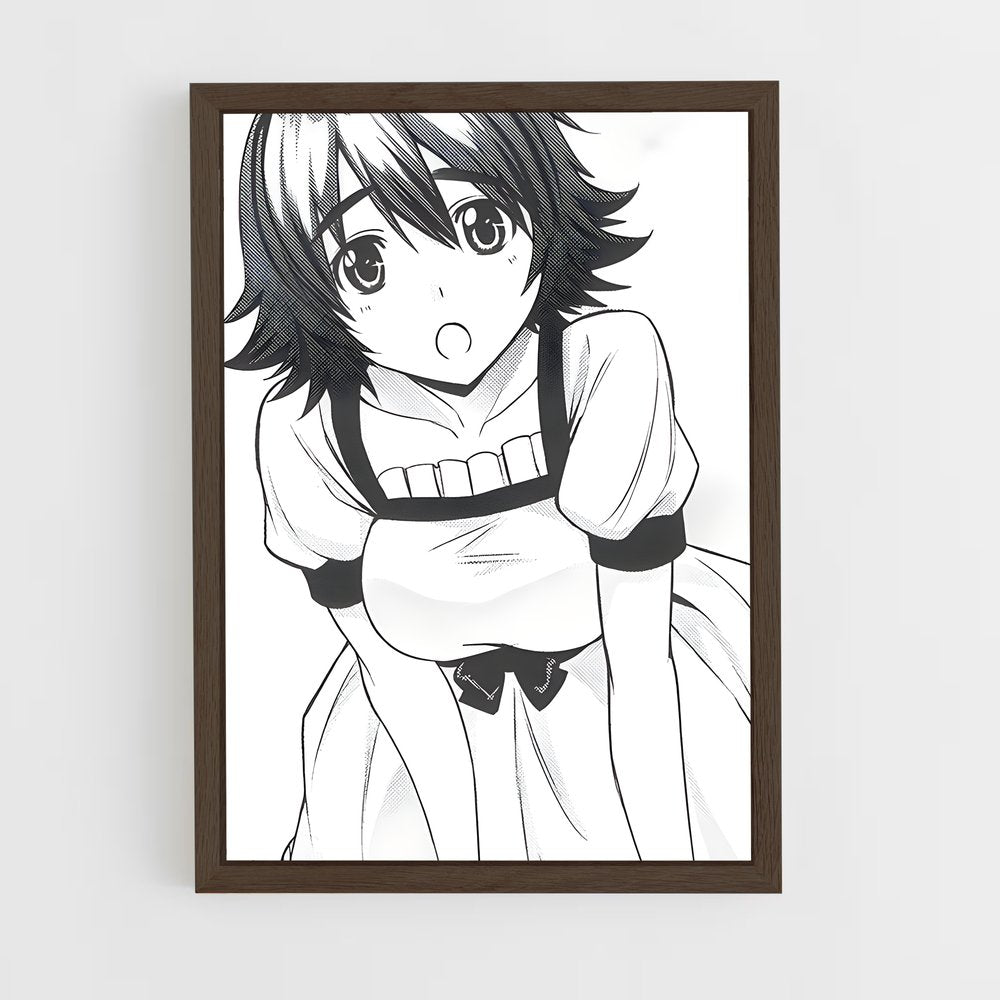 ap-mayuri shiina-5 cadre Bois foncé