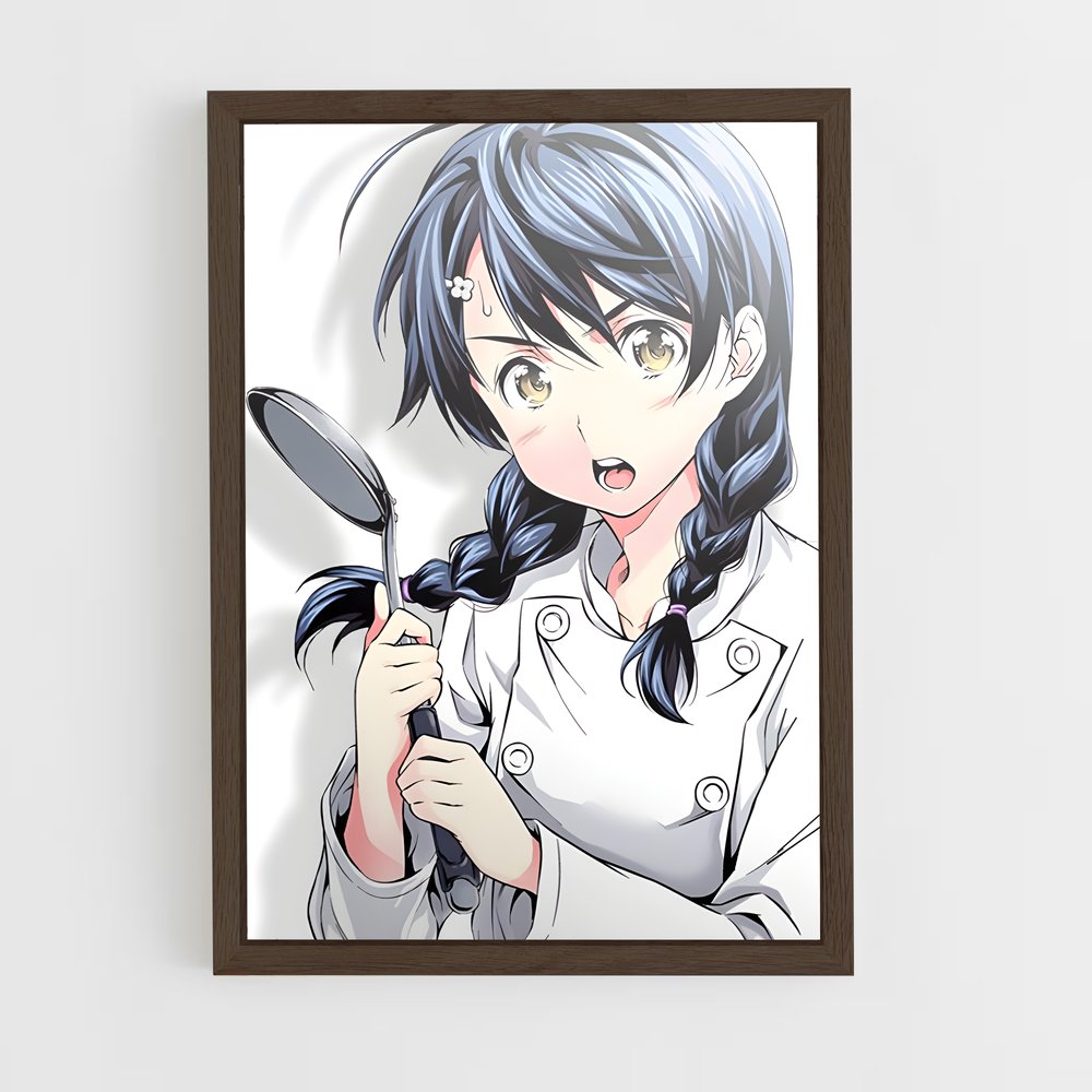 ap-megumi tadokoro-5 cadre Bois foncé