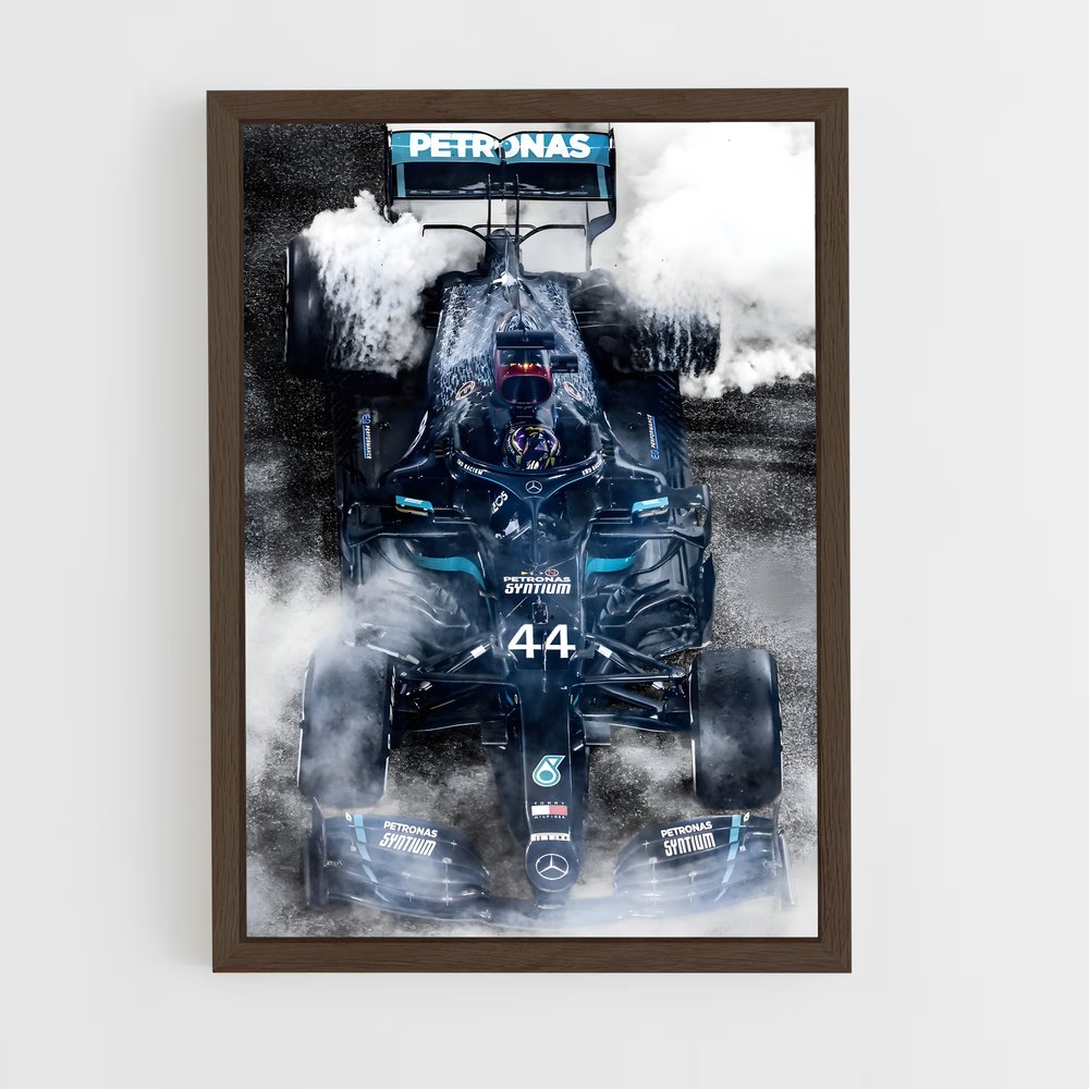 ap-mercedes-amg petronas f1 team-4 cadre Bois foncé