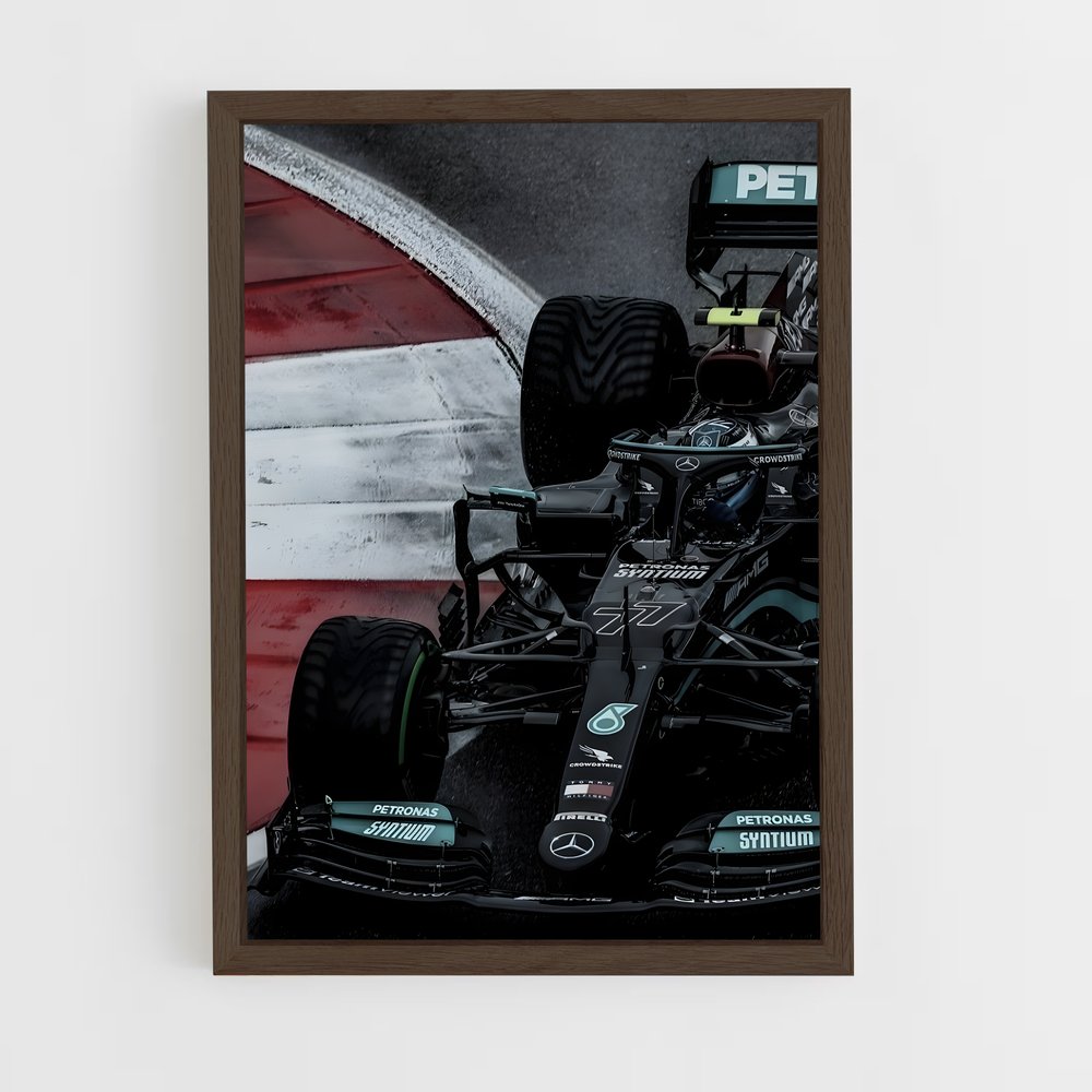ap-mercedes w12-7 cadre Bois foncé