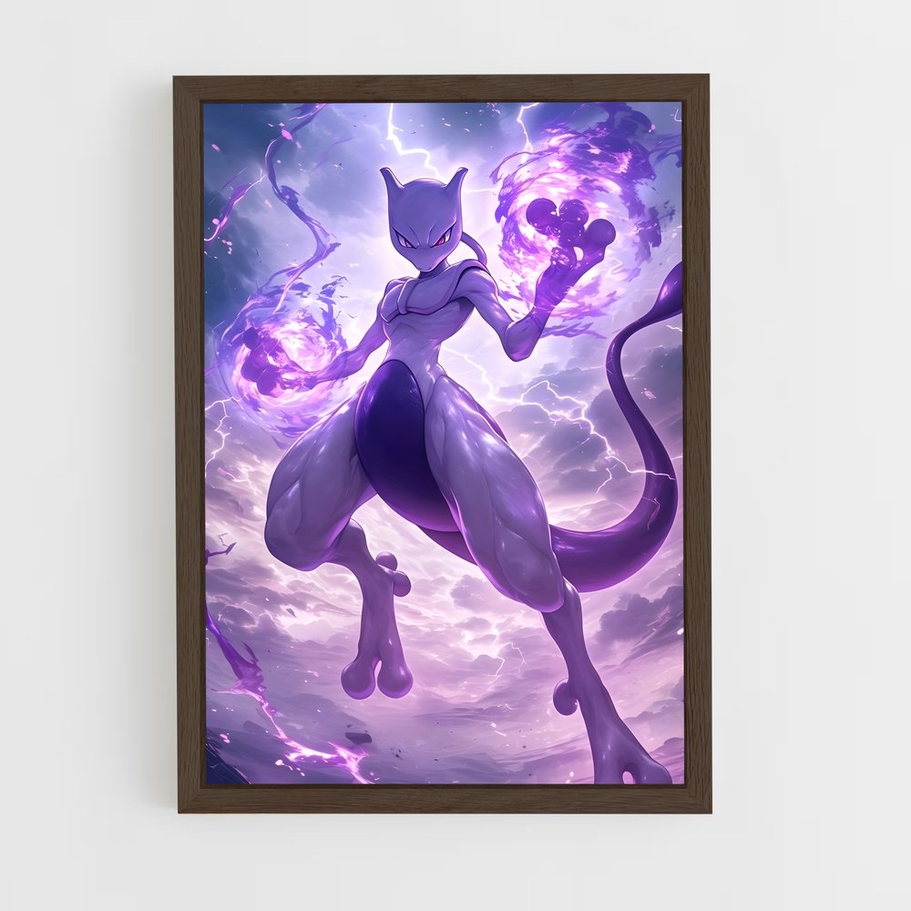 ap-mewtwo-1 cadre Bois foncé