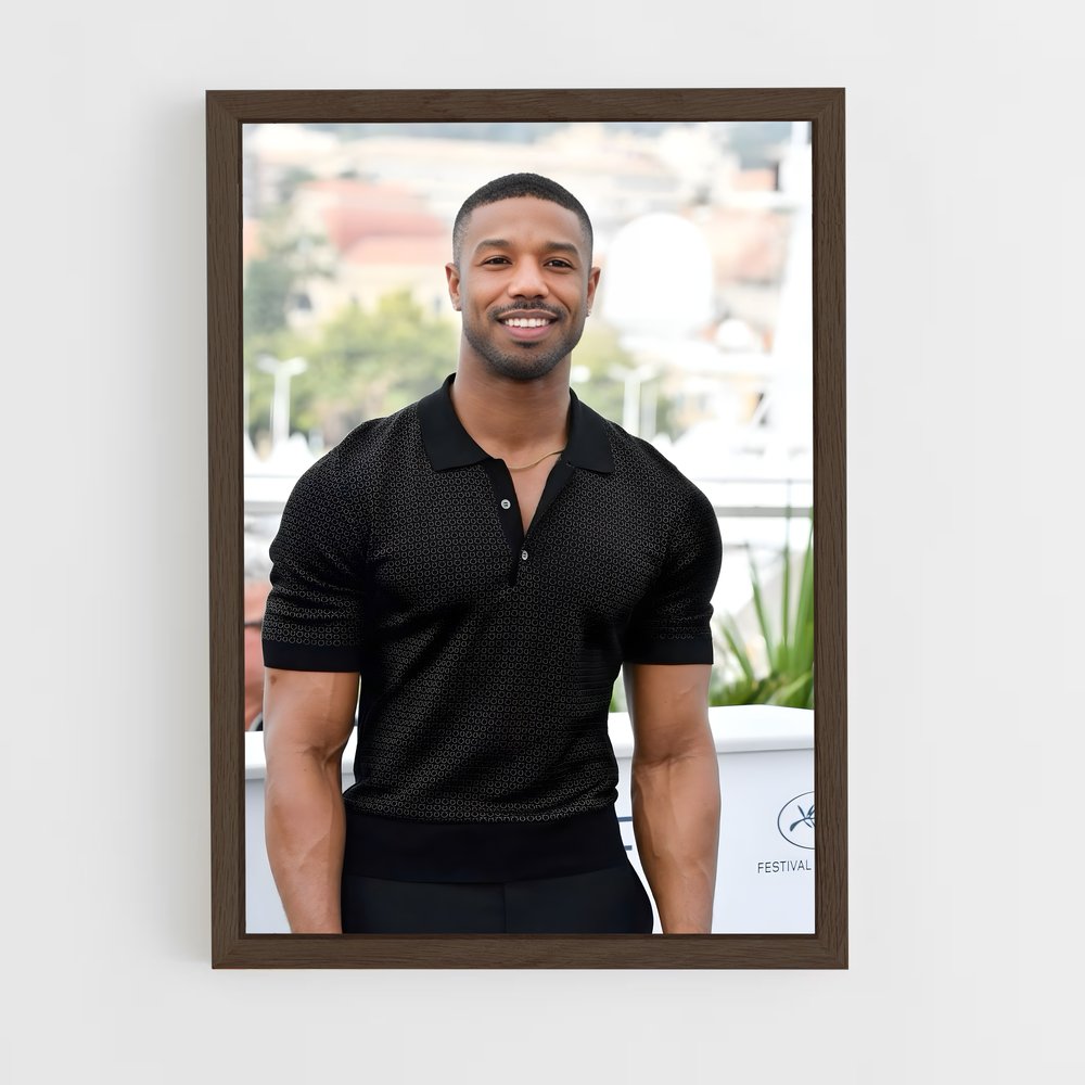 ap-michael b jordan-6 cadre Bois foncé