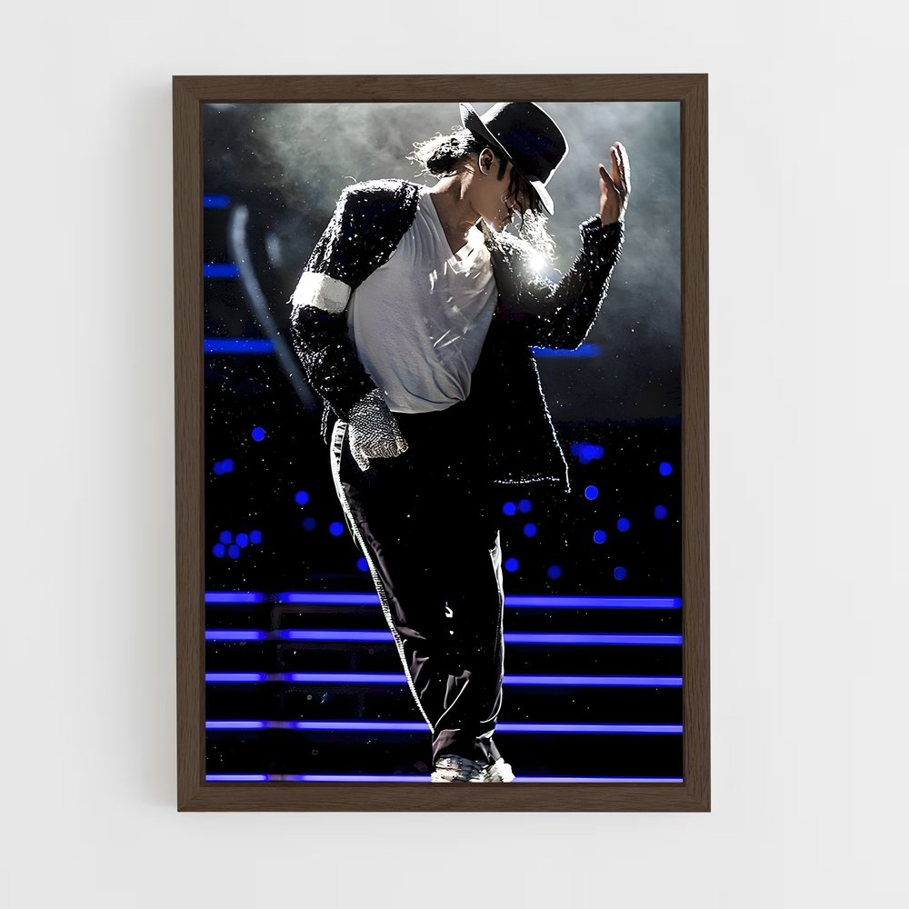ap-michael jackson-1 cadre Bois foncé