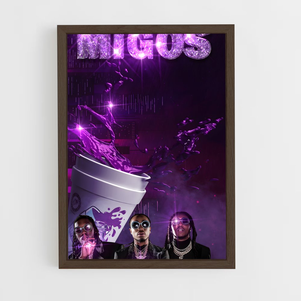ap-migos-3 cadre Bois foncé