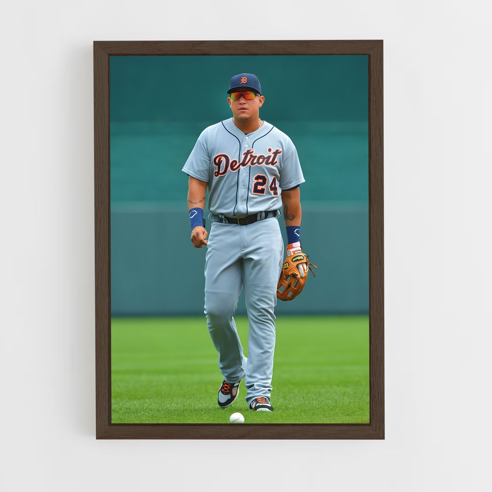 ap-miguel cabrera-3 cadre Bois foncé