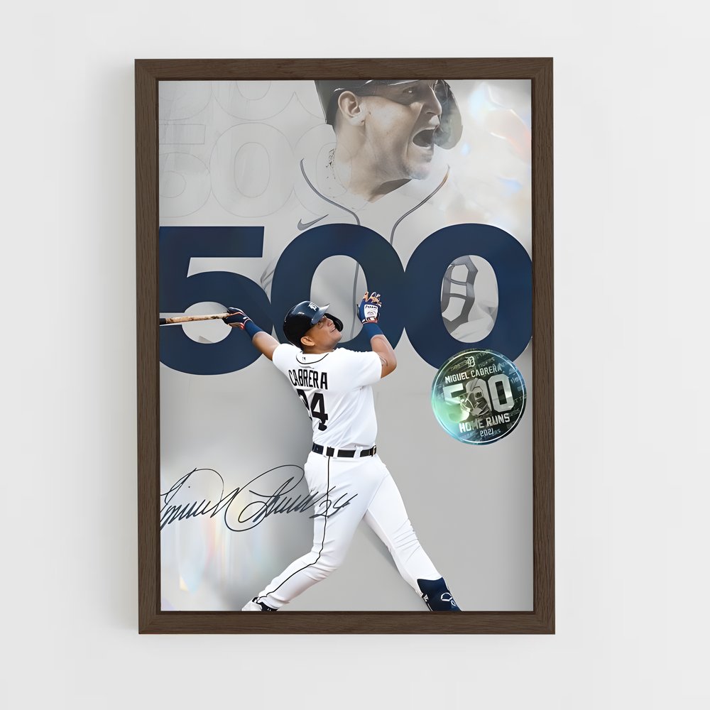 ap-miguel cabrera-6 cadre Bois foncé