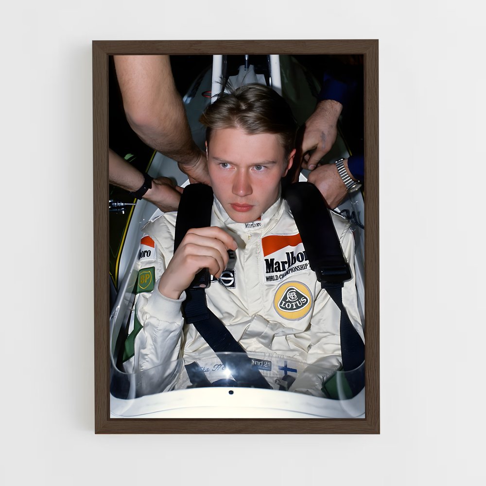 ap-mika hakkinen-1 cadre Bois foncé