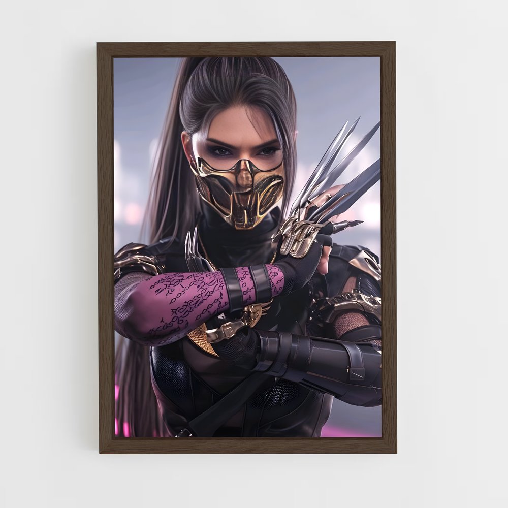 ap-mileena-5 cadre Bois foncé