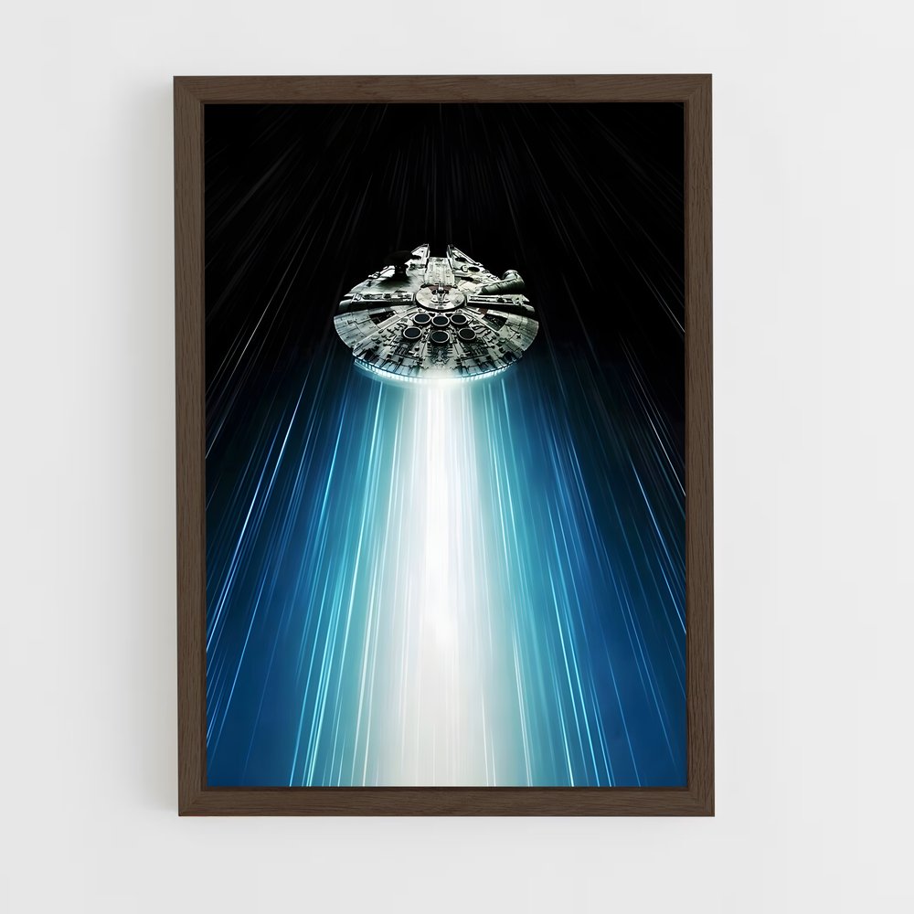 ap-millennium falcon-6 cadre Bois foncé