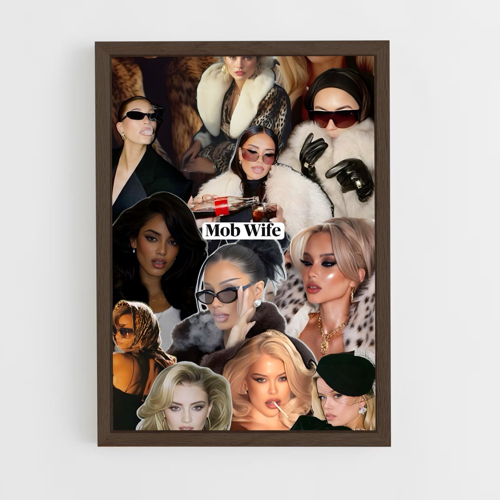 ap-mob wife-8 cadre Bois foncé