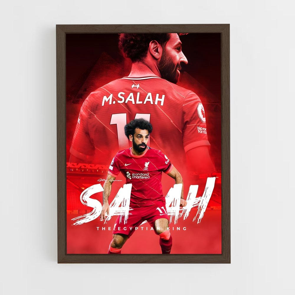 ap-mohamed salah-2 cadre Bois foncé