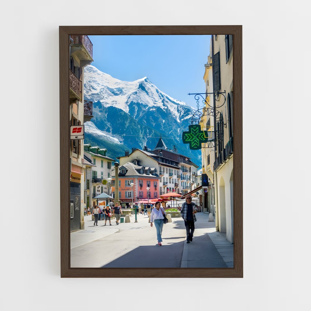 ap-mont blanc-1 cadre Bois foncé