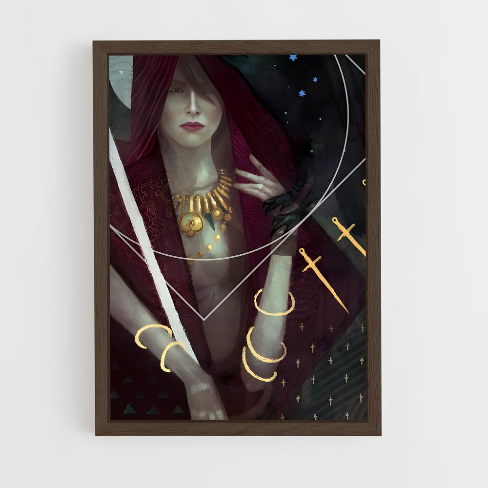 ap-morrigan dragon age-1 cadre Bois foncé