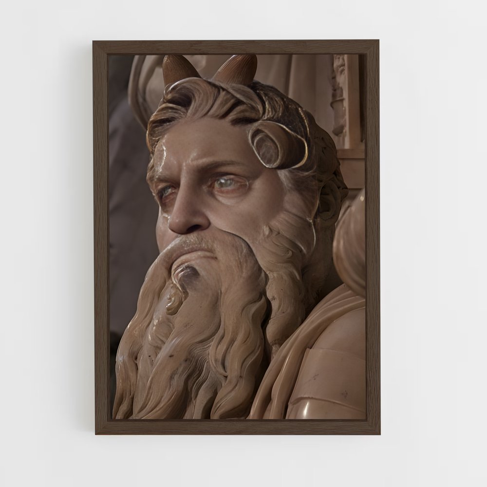ap-moses michelangelo-3 cadre Bois foncé