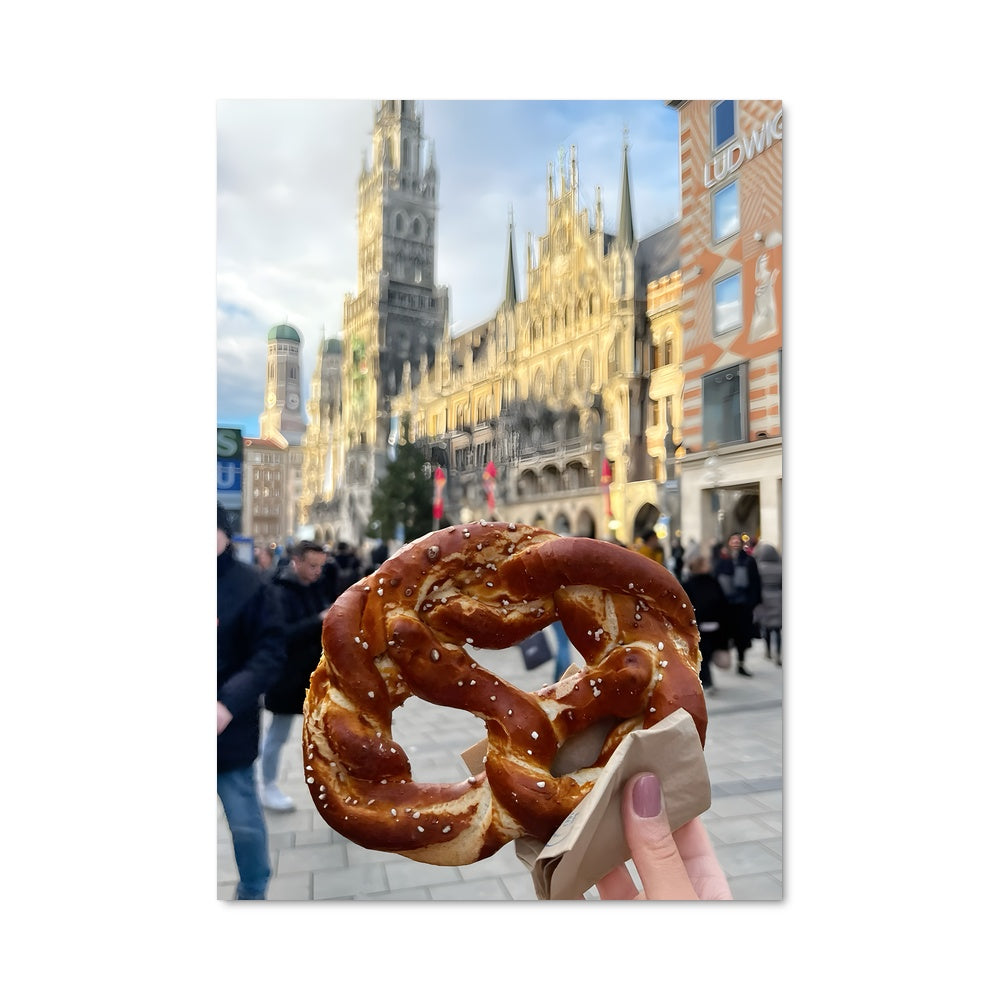 Poster Bretzel au Cœur de Munich