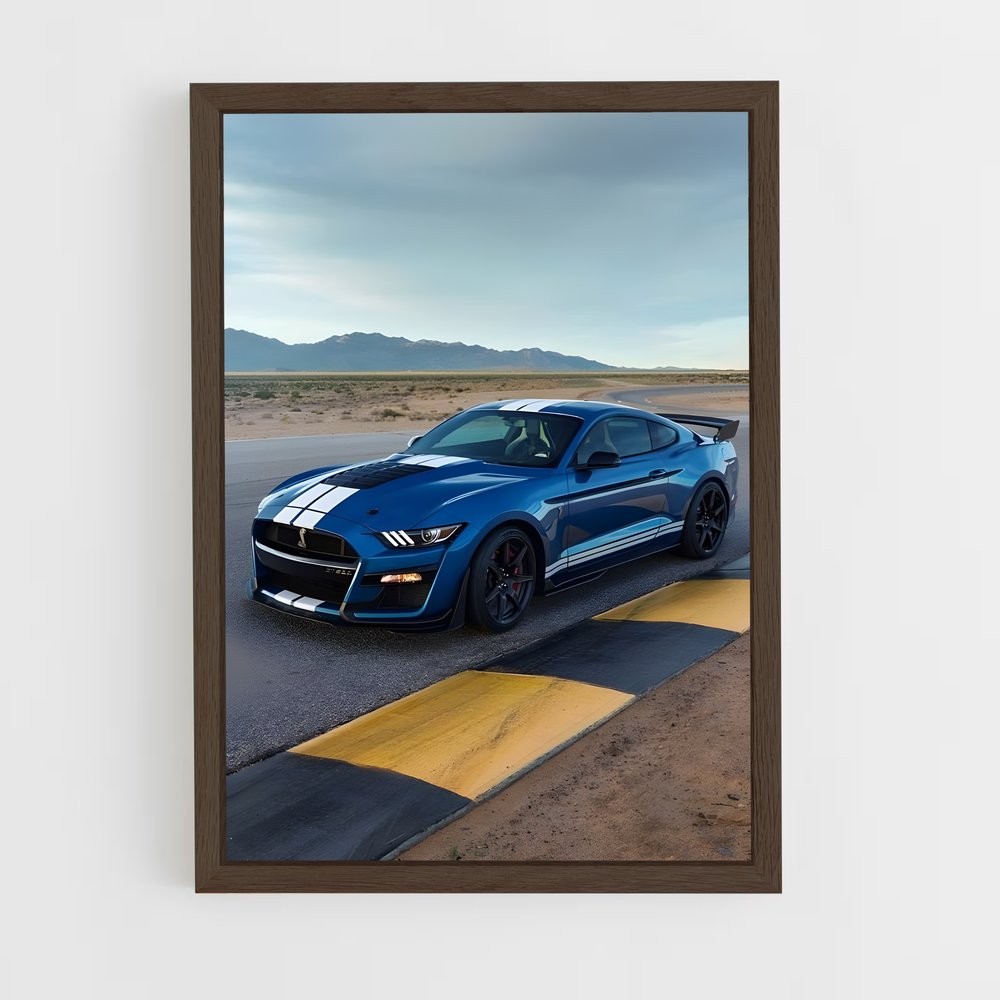 ap-mustang gt500-6 cadre Bois foncé
