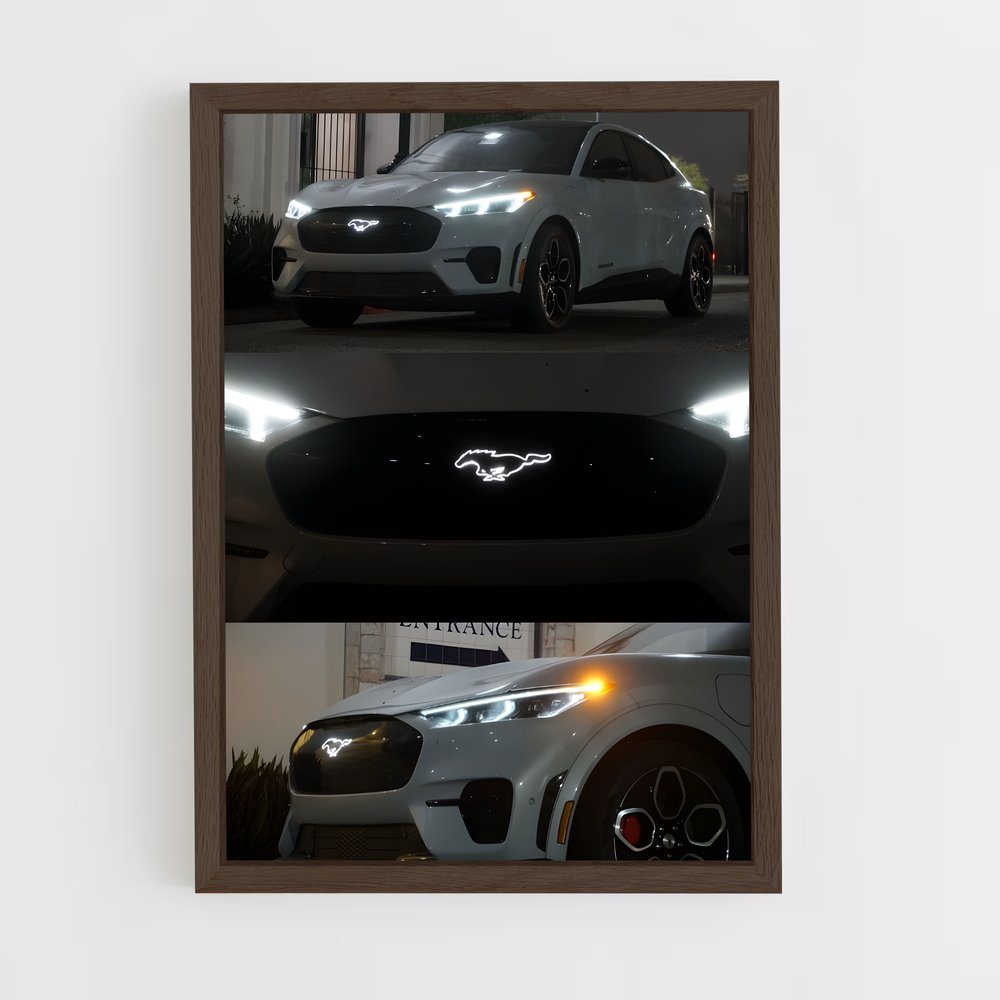 ap-mustang mach-e gt-3 cadre Bois foncé