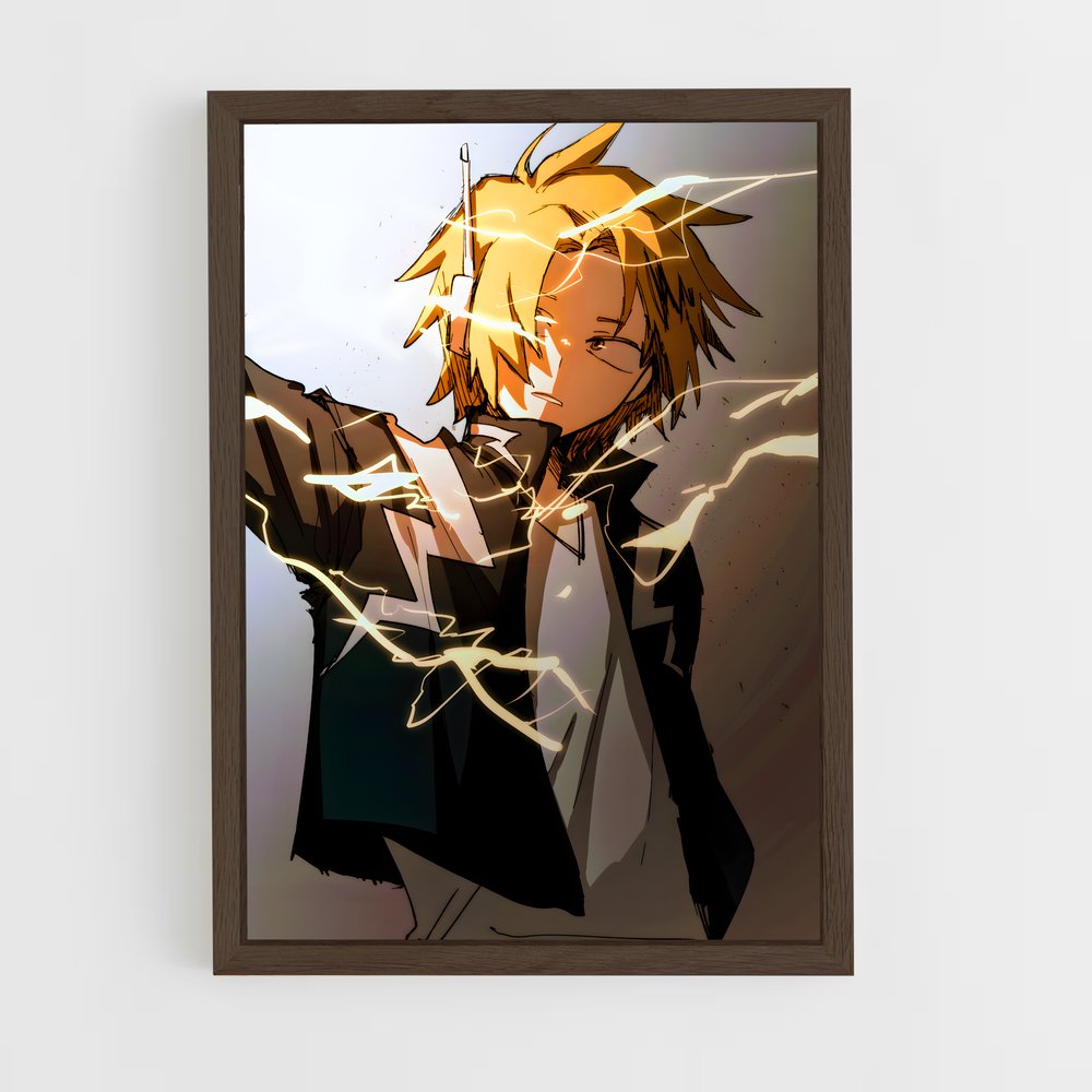 ap-my hero academia-8 cadre Bois foncé