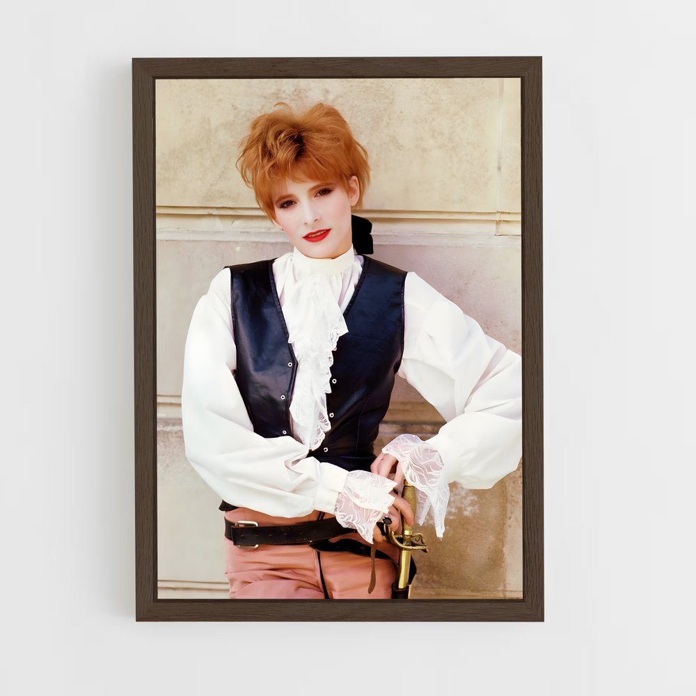 ap-mylene farmer-7 cadre Bois foncé