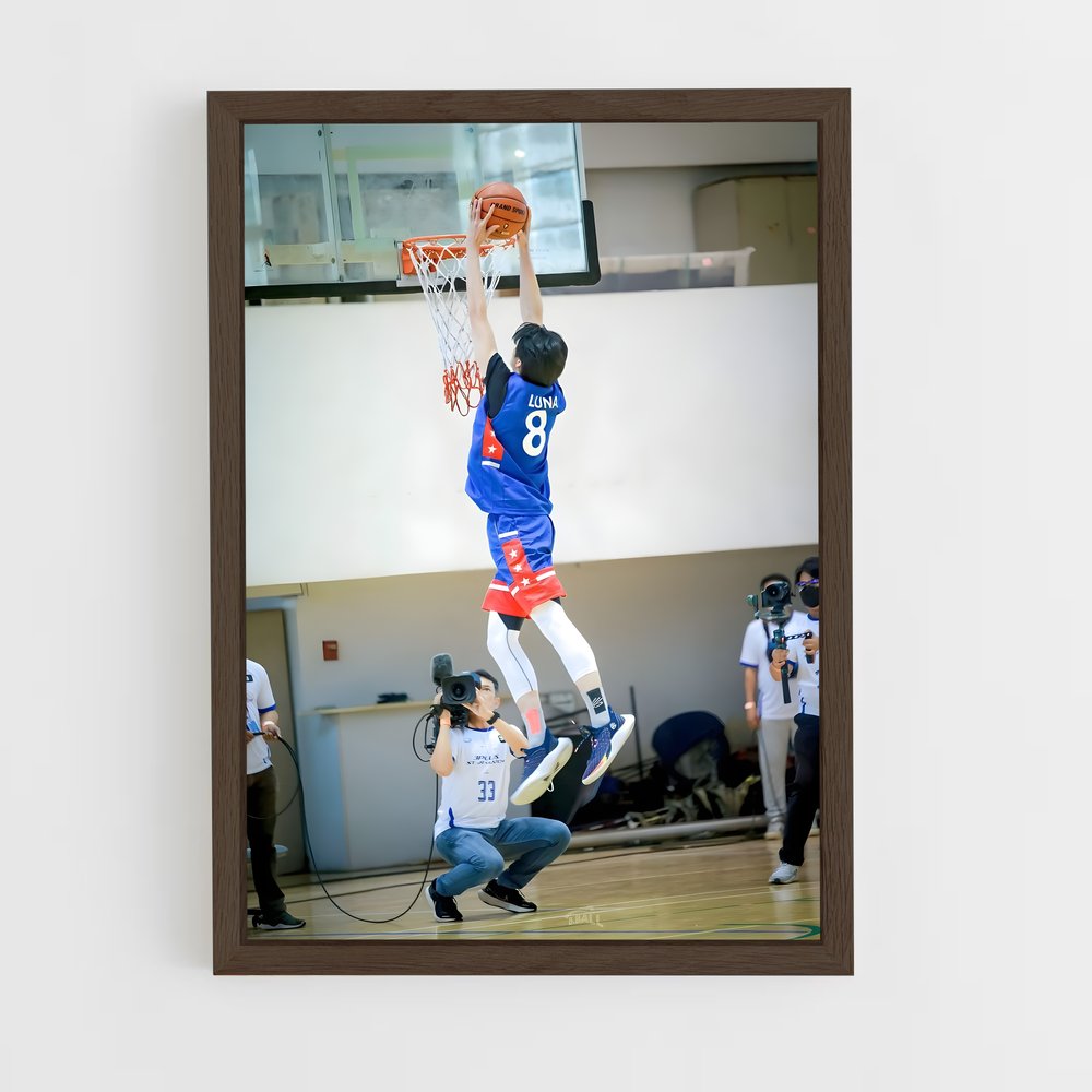 ap-nanjing monkey kings basketball-1 cadre Bois foncé