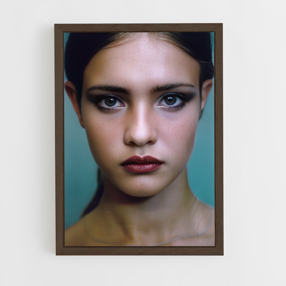 ap-natalia vodianova-3 cadre Bois foncé