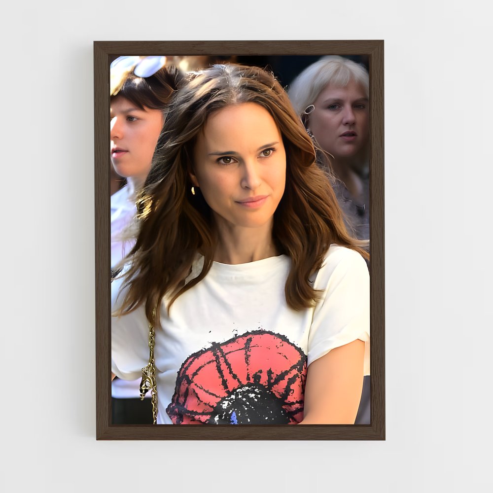 ap-natalie portman-1 cadre Bois foncé