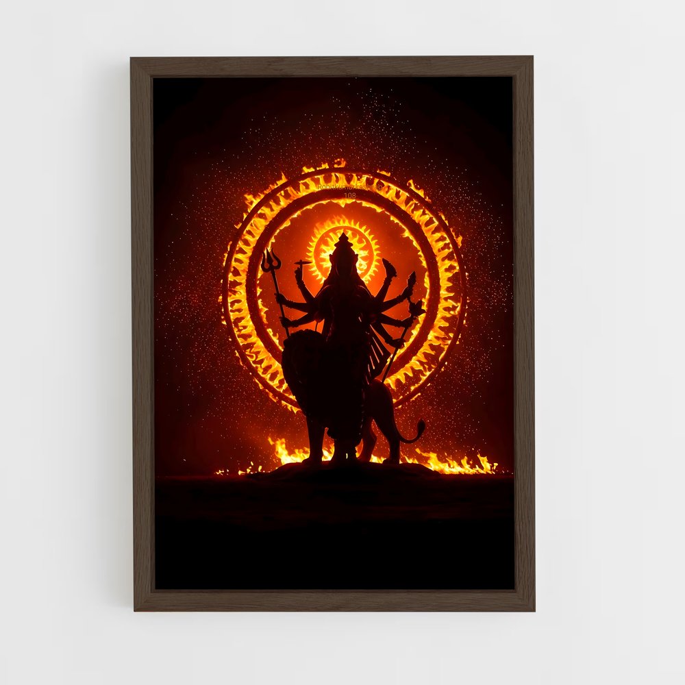 ap-nataraja-9 cadre Bois foncé