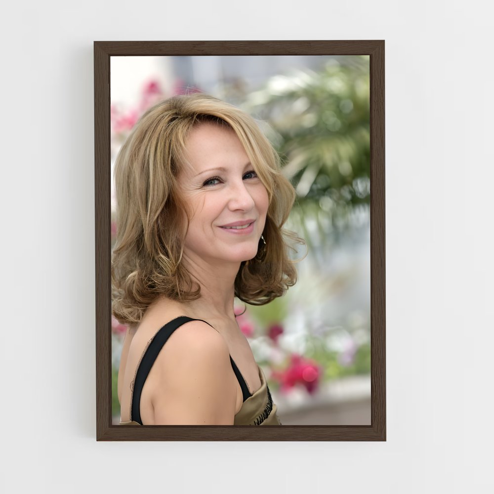 ap-nathalie baye-3 cadre Bois foncé