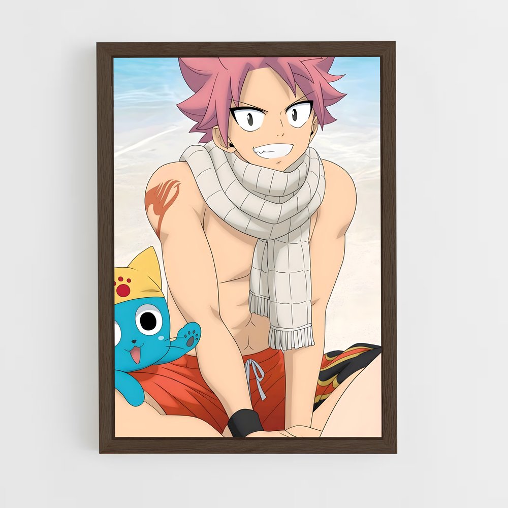 ap-natsu dragneel-2 cadre Bois foncé