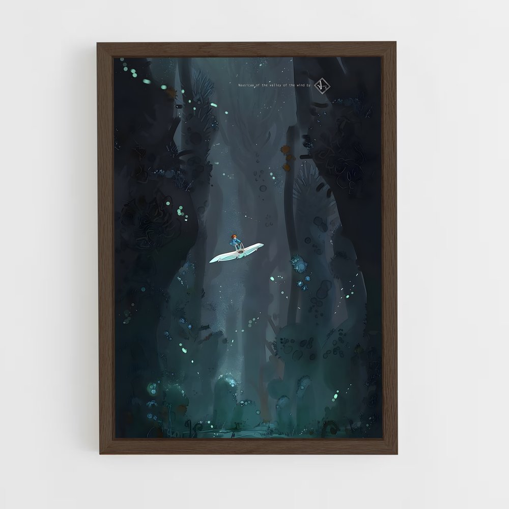 ap-nausicaa of the valley of the wind-6 cadre Bois foncé